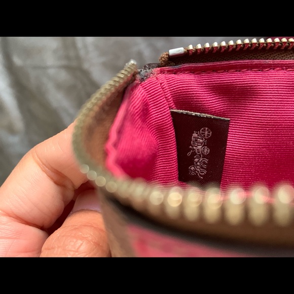 Coach, Beige and Pink Wristlet - Picture 6 of 7
